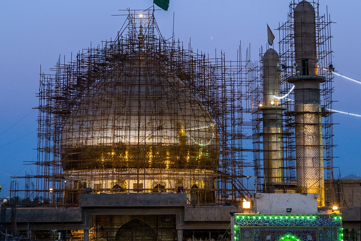 Scaffolding for Mosque Construction